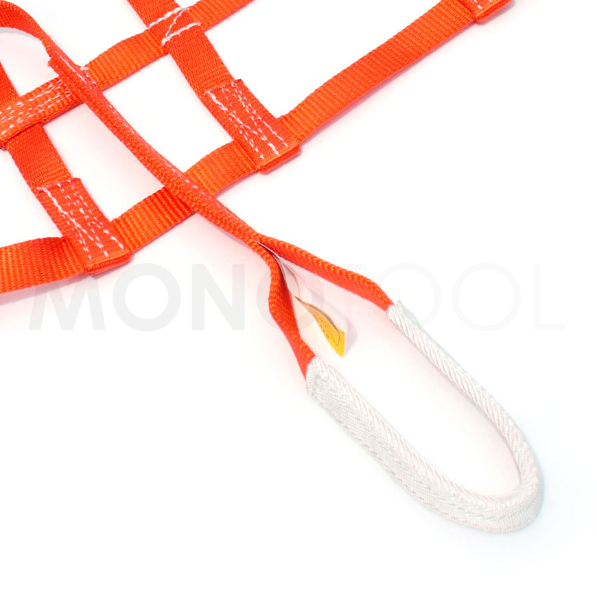 モッコ型ベルトスリング（4本吊りタイプ）200cm×200cm 使用荷重1.0t