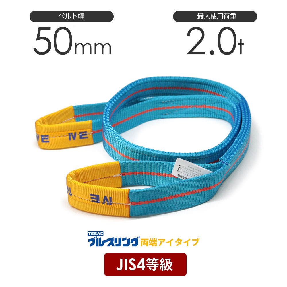 送料無料でお届けします ブルースリング ソフト N型 エンドレス 3.2t × 5.0M ベルトスリング made in JAPAN 