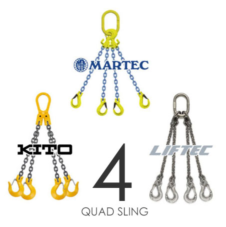 LIFTEC カスタマイズ可能 ステンレスチェーンスリング 1本吊り 使用 